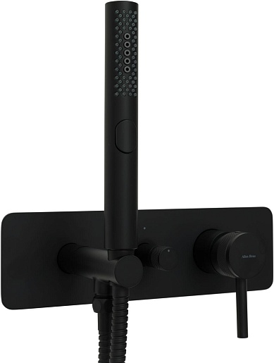 Allen Brau Смеситель для душа Priority 5.31009-31 (с внутренней частью, 2 хода) черный матовый – картинка-7